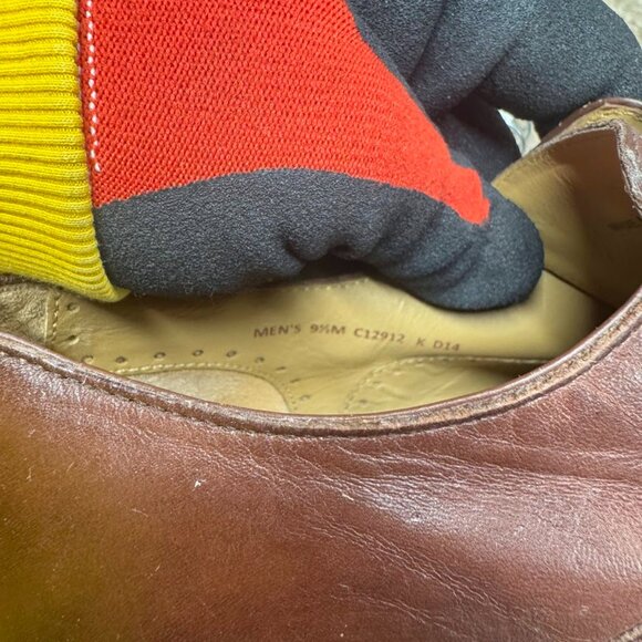 Cole Haan Cambridge Brown Leather Cap Toe Dress Shoes Men's Size 9.5 - Picture 5 of 7